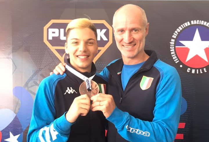 Daniele De Vivo bronzo Mondiali karate Cile